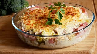 Gratin de choufleur brocoli et mozzarella [upl. by Nwadahs535]