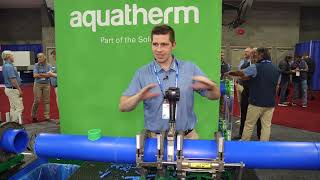 Aquatherm North America  Butt Fusion Demo  AHR 2023 [upl. by Ihana]