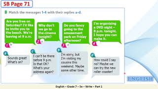 Grade 7 English 5E Write Part 1 [upl. by Torto]