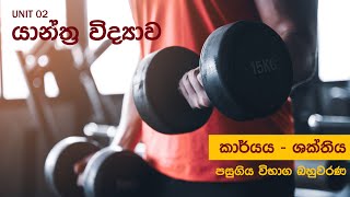 කාර්යය ශක්තිය ක්ෂමතාවය  Physics Past Paper MCQ  Samuel Udayanga  Unit 02 [upl. by Rebmyk]