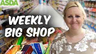 ASDA Grocery Haul For Large Family of 8 amp Meals Of The Week  UK [upl. by Eronaele]