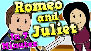 Shakespeare in 7 Minutes Romeo And Juliet Summary gcseenglish shakespeare [upl. by Carmena229]