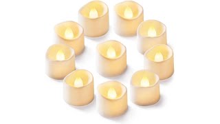 Flameless LED Tea Lights  Homemory [upl. by Gipson723]