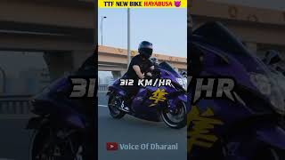 💥TTF Vasan New Bike Suzuki Hayabusa 🏍️Our Dream Bike😘Voice Of Dharani shorts ttf twinthrottlers [upl. by Aicekat]