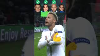 Ronaldo Vs Georgina Vs Neymar Vs Antonela Dance Challenge 👀 shorts soccer football ronaldo [upl. by Acirderf]