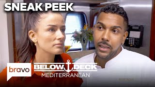 SNEAK PEEK Chef Jonathan Stands His Ground  Below Deck Mediterranean S9 E2  Bravo [upl. by Butler54]