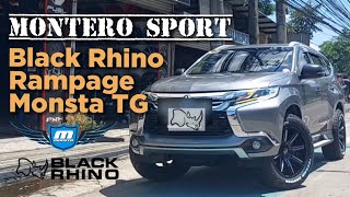 Black Rhino Rampage 20quot wrapped with Monsta TG 275x55 R20 on a Montero  RNH Tire Supply [upl. by Notwen827]