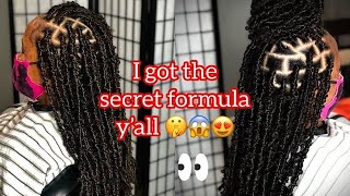 HOW TO DISTRESSED LOCS TUTORIAL VERY DETAILED  BUTTERFLY LOCS [upl. by Quin]