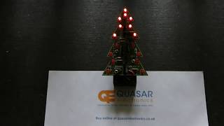 Velleman MK100  Electronic Christmas Tree Kit [upl. by Row101]