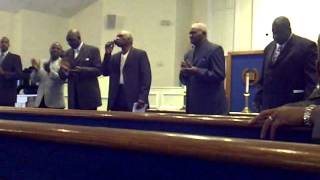 The North Enoree Brotherhood Choir at Spring Revival Cedar Grove Baptist Church Greer SC 20122 [upl. by Anatsirhc]