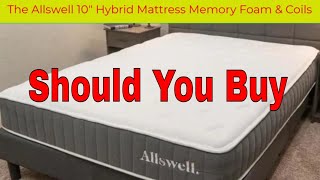 Allswell 10quot Hybrid Mattress With Memory Foam and Coils [upl. by Montanez]