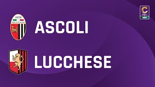 Ascoli  Lucchese 12  Gli Highlights [upl. by Herrick]