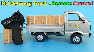 RC Delivery Truck  Remote Control WPL D12 Simulation Classic Model  Unboxing And Review [upl. by Mazman601]