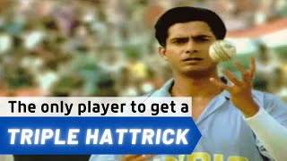 Triple Hattrick amp 3 Centuries in a World Cup  The Legend of Ravi Indulkar [upl. by Aiht409]