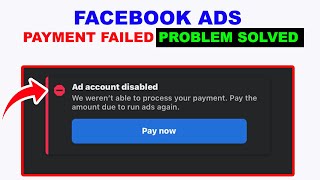 Facebook Ads Payment Issue  Fixed in 4 Minutes [upl. by Demaria290]