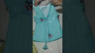 baby girl jacket design cutting and stitchingbaby babyfashion shorts yt [upl. by Sinnylg966]