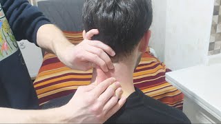 ASMR RELAXING NECK MASSAGE [upl. by Eldwen8]