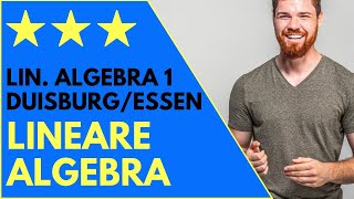 Livestream zu Lineare Algebra Altklausur Teil 2 DuisburgEssen [upl. by Ainola]