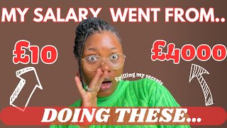 HOW MY MONTHLY SALARY AS A NURSE CHANGED FROM £10 to £4000 IN 4YRS SPILLING ALL MY GROWTH SECRETS [upl. by Eerised9]