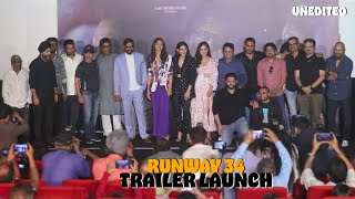 Runway 34  Official Trailer Launch  COMPLETE VIDEO  Ajay Devgn with Entire Team  29th April 2022 [upl. by Parks]