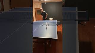 It is a table tennis backspin serve collection [upl. by Nnylimaj]