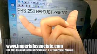 EBS250  Uses amp Settings Parameter1 in your Printer [upl. by Acireh]