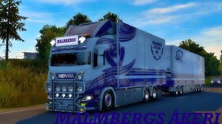 Malmbergs åkeri Lila V8  Scania NG R 660  Ets2 Promods  LM TRUCKSTYLING [upl. by Yelime714]