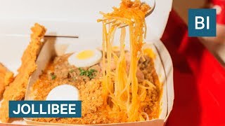 We Tried Jollibee — The Filipino FastFood Restaurant With Thousands Of Locations Around The World [upl. by Rossuck]