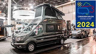 WESTFALIA MERIDIAN LIMITED AD FORD TRANSIT POP UP ROOF 2025 CAMPERVAN CARAVAN SALON 2024 DUSSELDORF [upl. by Airel]