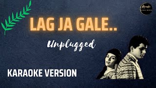 Lag Ja Gale Karaoke Version  Unplugged By Jonita Gandhi [upl. by Sesom543]