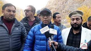 MP Ladakh comments on allocation of 92 Crore for Kargil Airport under the UDAN Scheme [upl. by Ehsrop911]