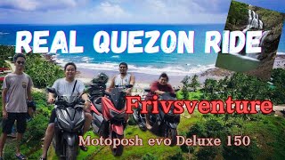 Real Quezon Ride using my Motoposh Evo Deluxe 150 [upl. by Dorette]