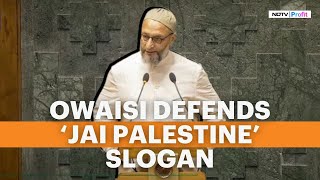 How Is It Against Constitution Owaisi Defends Jai Palestine Slogan [upl. by Schwarz]