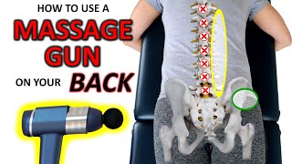 How to Use a Massage Gun on your Lower Back amp Glutes [upl. by Haletta]