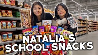 GROCERY SHOPPING FOR NATALIAS SCHOOL SNACKS  Chelseah Hilary [upl. by Brittnee]