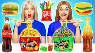 Gummy Food vs Real Food Challenge  Funny Moments by Multi DO Food Challenge [upl. by Heather]