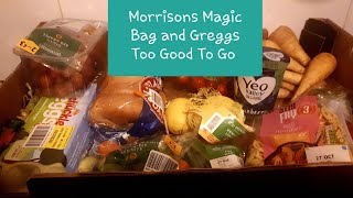 Morrisons Magic Bag  Greggs Too Good To Go Bag  Thank you Mama Doyle for dropping it off 👍 [upl. by Quarta]