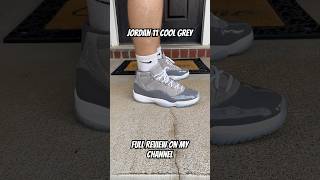 Jordan 11 Cool Grey Full review on my channel jordan shoes review [upl. by Arakihc]