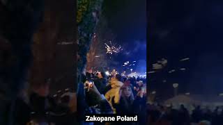 New Year 2022 Zakopane Poland zakopane poland newyear2022 newyear sylwester happynewyear [upl. by Wilden]