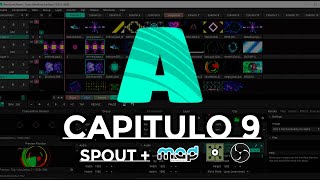 Curso Resolume Arena Cap 9 Spout  Mad Mapper  Touch Designer  Obs [upl. by Burr728]