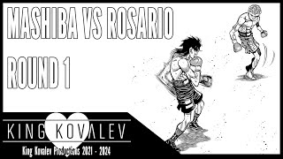 MASHIBA VS ROSARIO ROUND 1  HAJIME NO IPPO ANÁLISIS [upl. by Kajdan]