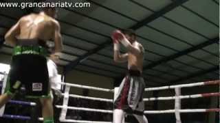 Combate Boxeo resumen Ferino V vence por los puntos al francés Ives Chaibi [upl. by Tremml10]