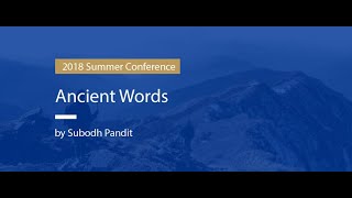 Subodh Pandit  Ancient Words [upl. by Allebram]