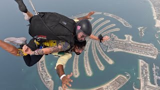 SkydiveDubai landing Dubai skydive skydive Dubai 2024 [upl. by Ebba]