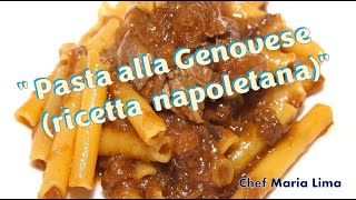 pasta alla genovese  ricetta napoletana italiano [upl. by Birck]