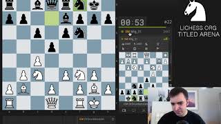 Lichess Titled Arena 4 ft Magnus Carlsen official commentary by IM Eric Rosen [upl. by Tik672]