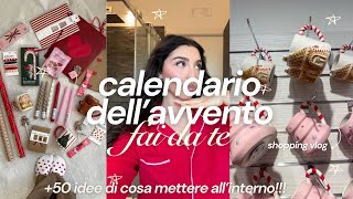 CALENDARIO DELL’AVVENTO FAI DA TE tutorial ✨🎁🪄  idee di cose da metterci dentro [upl. by Levenson500]