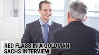 This behavior could kill your chances in a Goldman Sachs interview [upl. by Januarius]