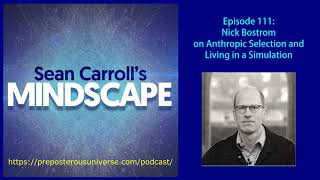 Mindscape 111  Nick Bostrom on Anthropic Selection and Living in a Simulation [upl. by Esorlatsyrc411]