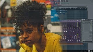 Ella Mai  Bood Up  Instrumental Cover  FL Studio 20  FLP in Description [upl. by Nodnal]